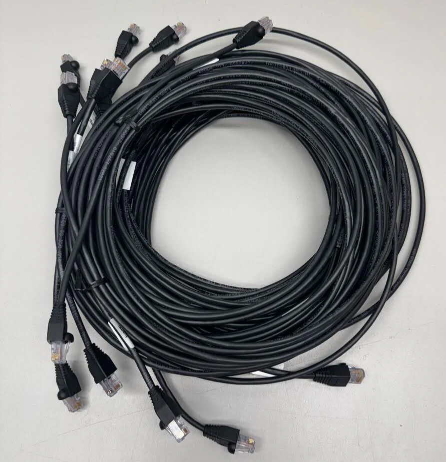 Biamp EasyConnect C5E-10-P Snagless CAT5e Plenum Cable LOT OF 9 - Image 3