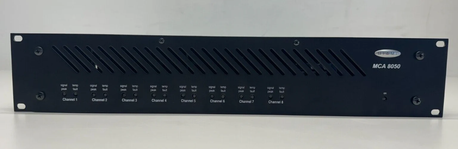 Biamp MCA 8050 Multi Channel Power Amplifier, 8 Channel, 50 W Amplifier - Image 2