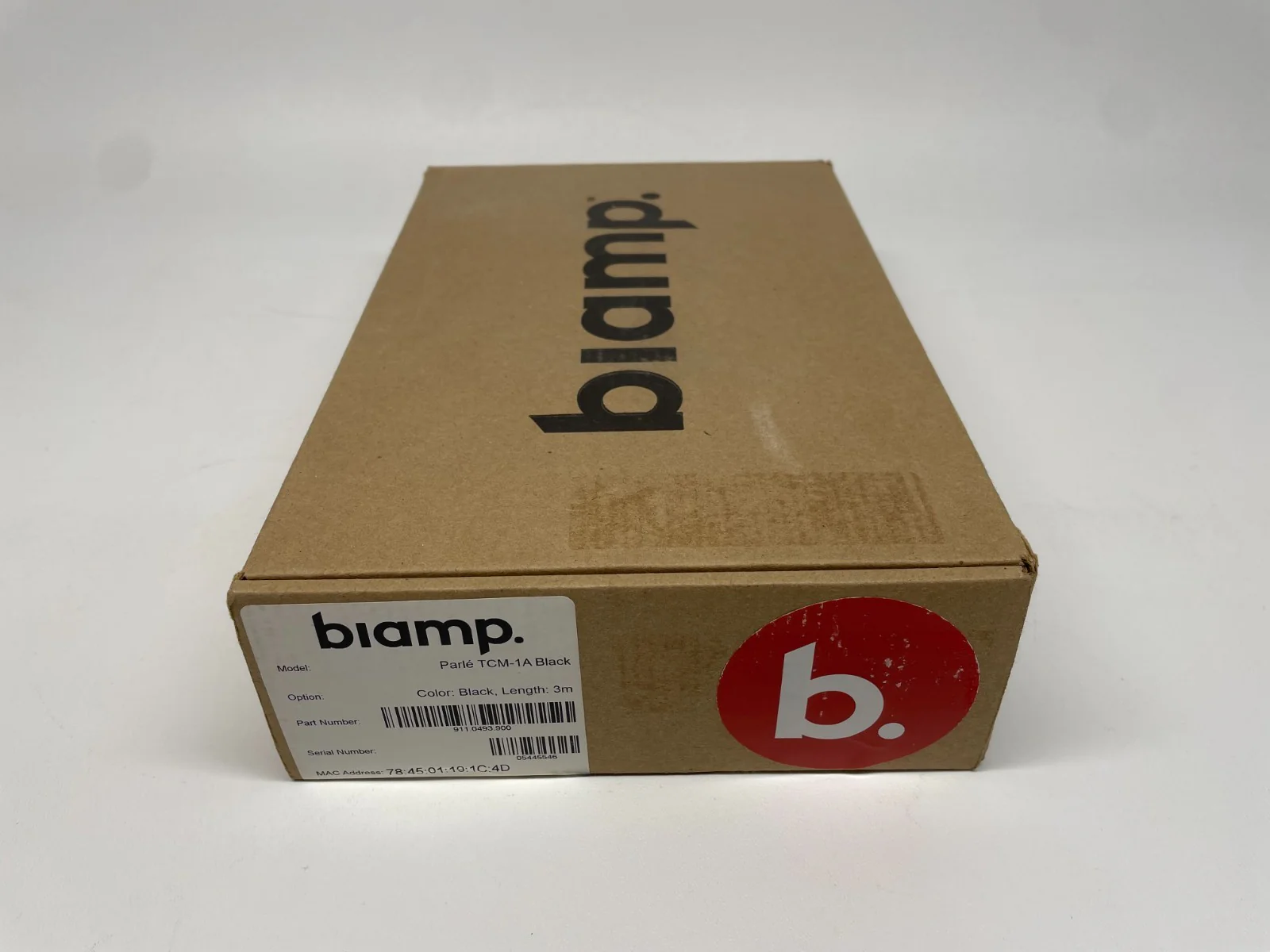 Biamp Parle TCM-1A AVB Beamtracking Ceiling Pendant Microphone 911.0493.900