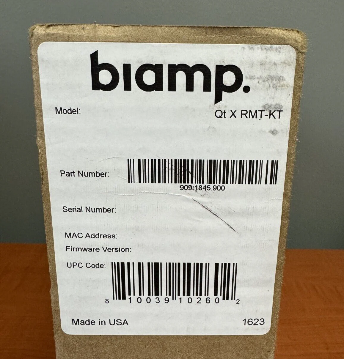 Biamp Qt X RMT-KT Controller Rack Mount Kit 909.1845.900 - Image 2