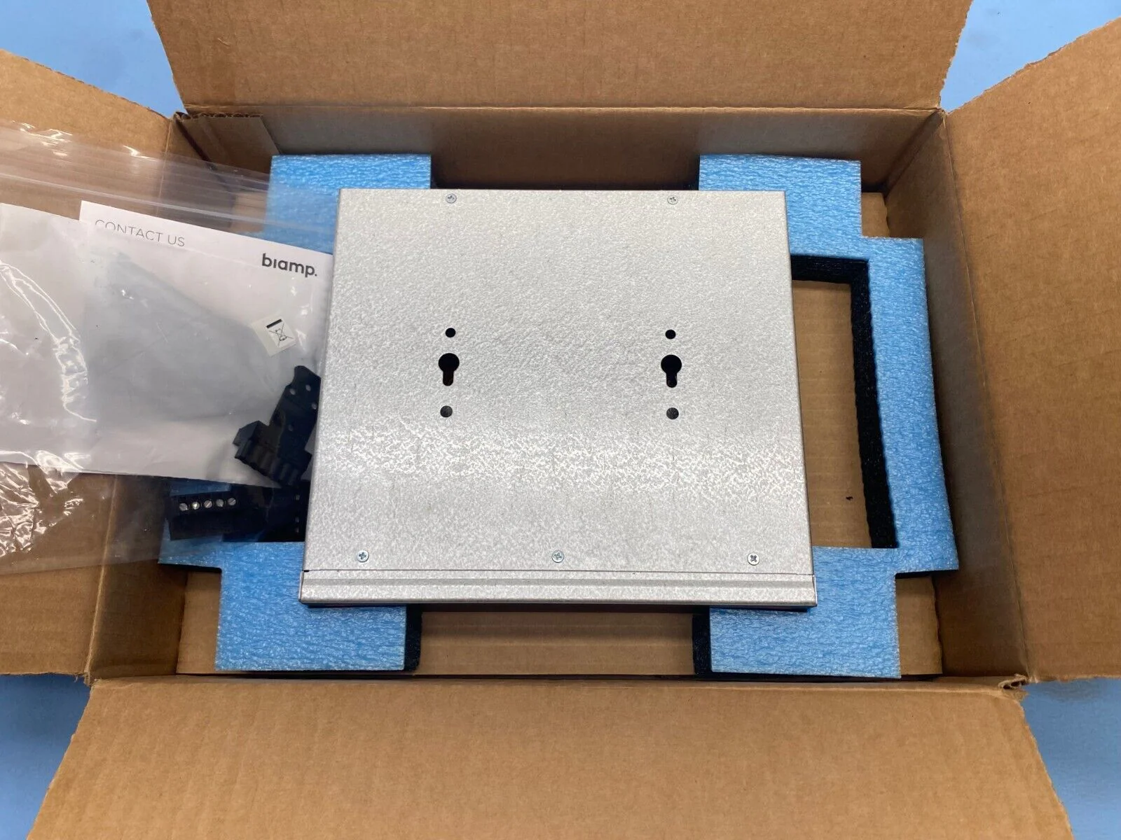 Biamp Systems Tesira Ex-Logic Half Rack Control Interface Ethernet PoE Logic Box - Image 2