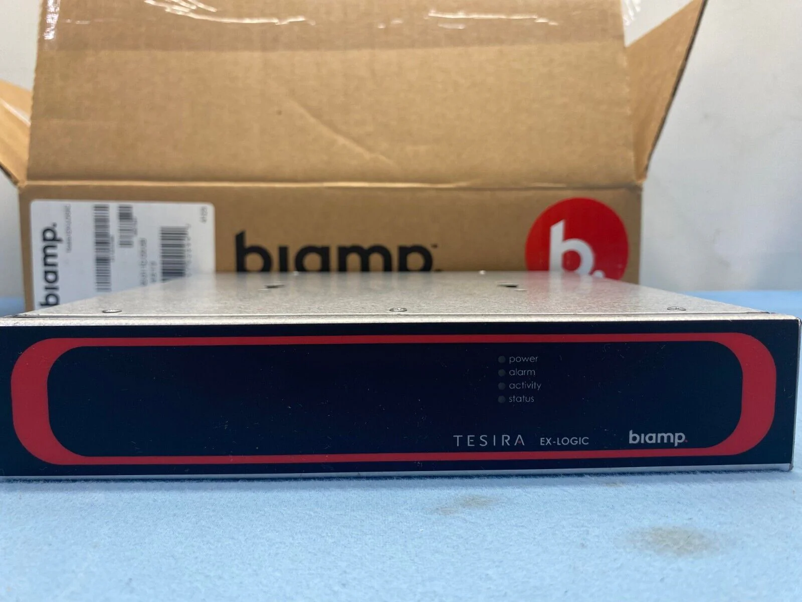 Biamp Systems Tesira Ex-Logic Half Rack Control Interface Ethernet PoE Logic Box - Image 3