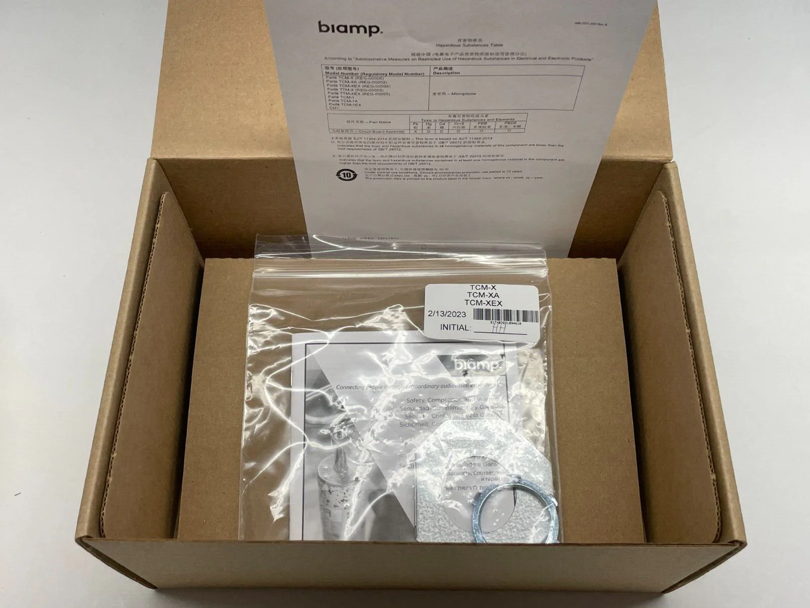 Biamp TCM-XEX  (WHITE)  Parlé Beamtracking Ceiling Microphone 911.0500.900 - Image 4