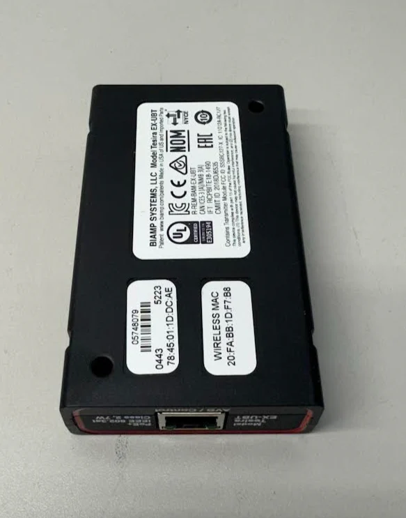 Biamp Tesira EX-UBT PoE AVB/USB expander with Bluetooth wireless technology - Image 2