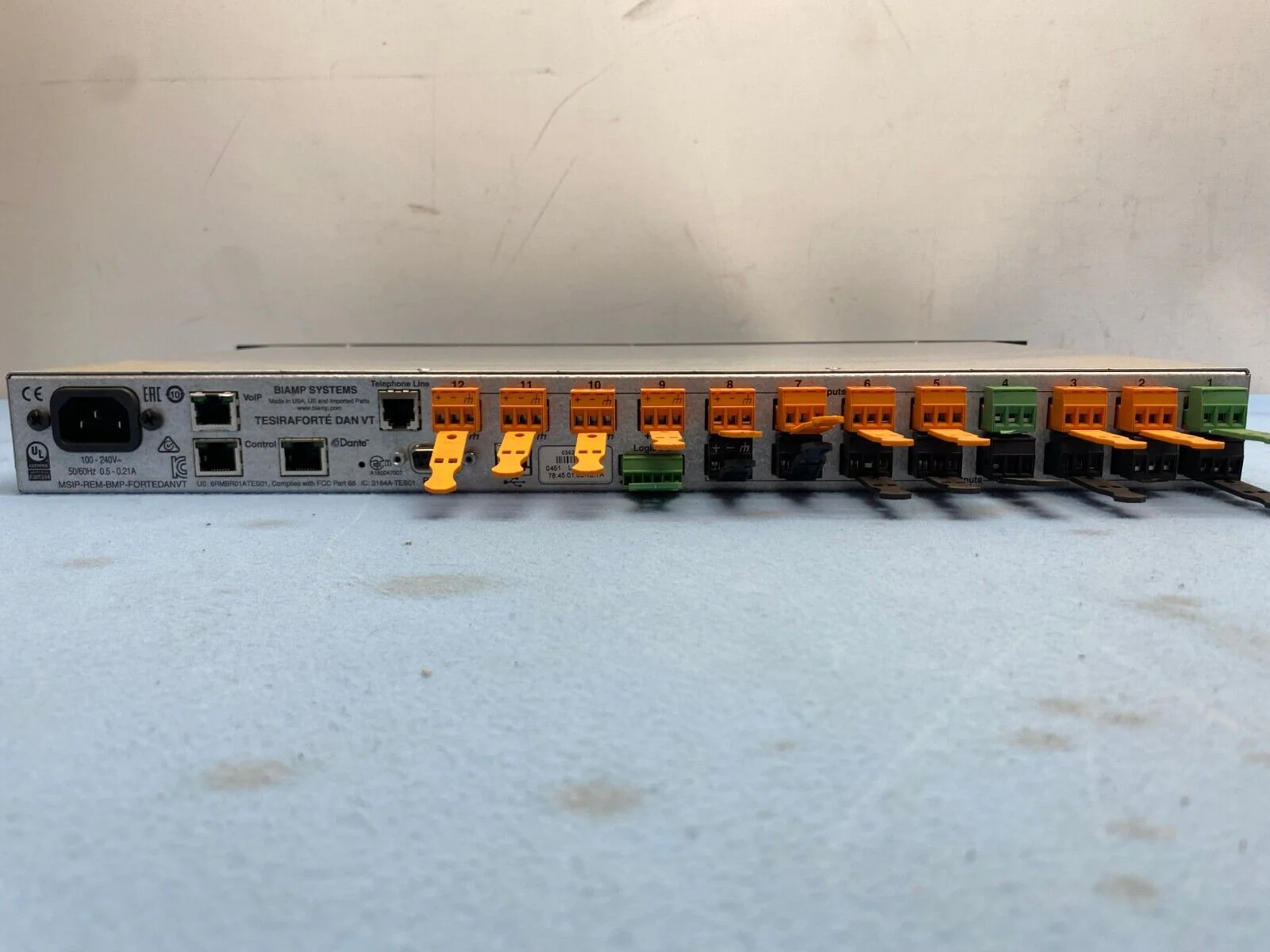 Biamp Tesira Forte DAN VT4 Digital Signal Processor - Image 3