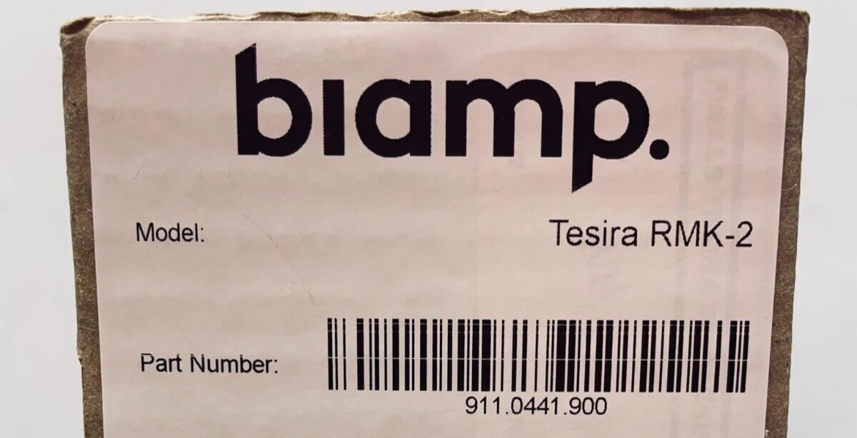 Biamp Tesira RMK-2 Rack Mount Kit for Tesira Media Platform 911.0441.900 - Image 2