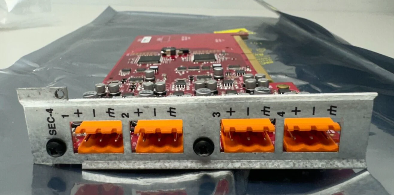 Biamp Tesira SEC-4 CK 4-Channel Mic/Line Modular Input Card w/ AEC 909.0329.90 - Image 3
