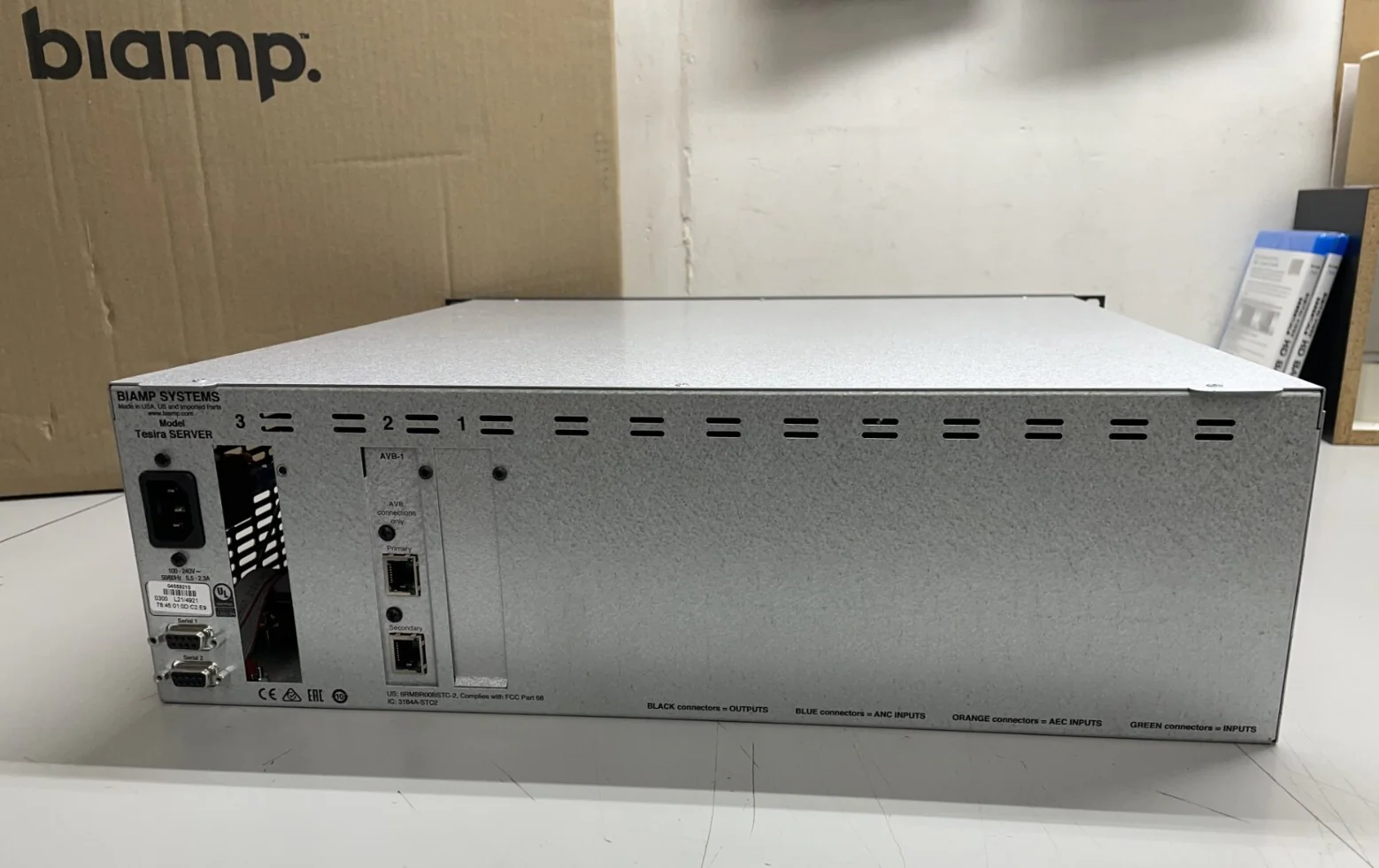 Biamp Tesira SERVER Pro Audio Digital Network Server Configurable Audio DSP - Image 3