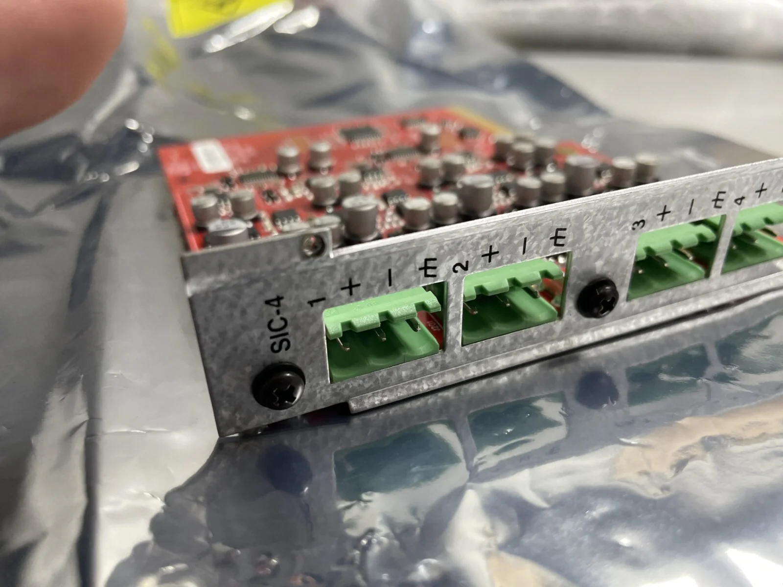 Biamp Tesira SIC-4 Card Kit 4-Channel Mic/Line Modular Input Module 909.0325.900 - Image 2