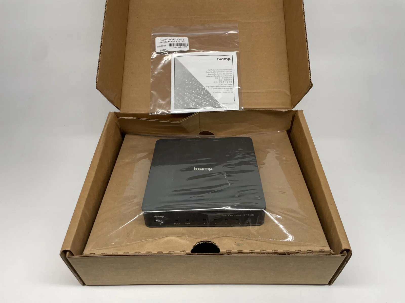 Biamp TesiraCONNECT TC-5D 5-Port AVB PoE+ Network Device (911.0087.900) - Image 3