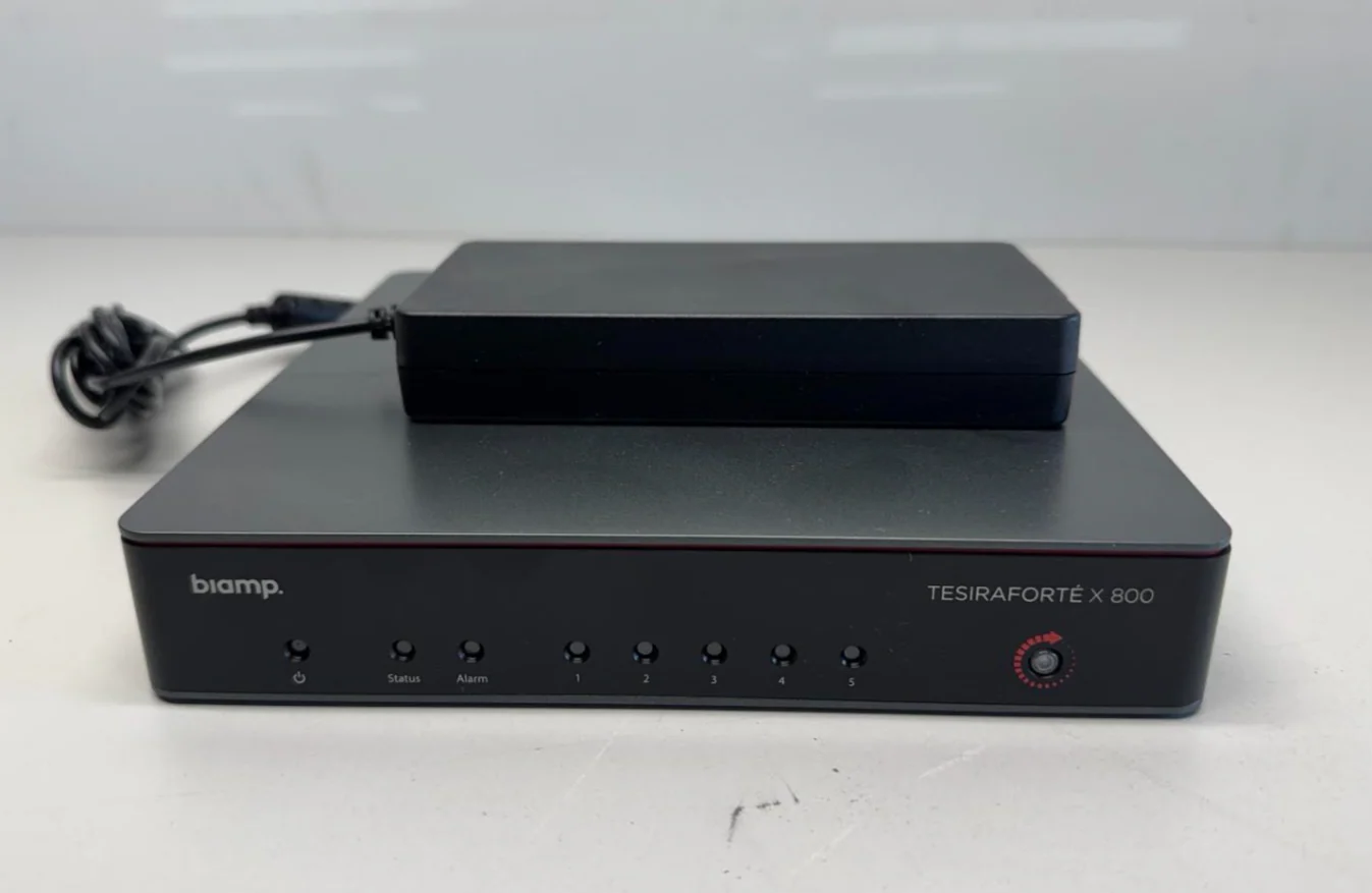 Biamp TesiraFORTÉ X 800 Meeting Room DSP with 4 integrated PoE+ ports