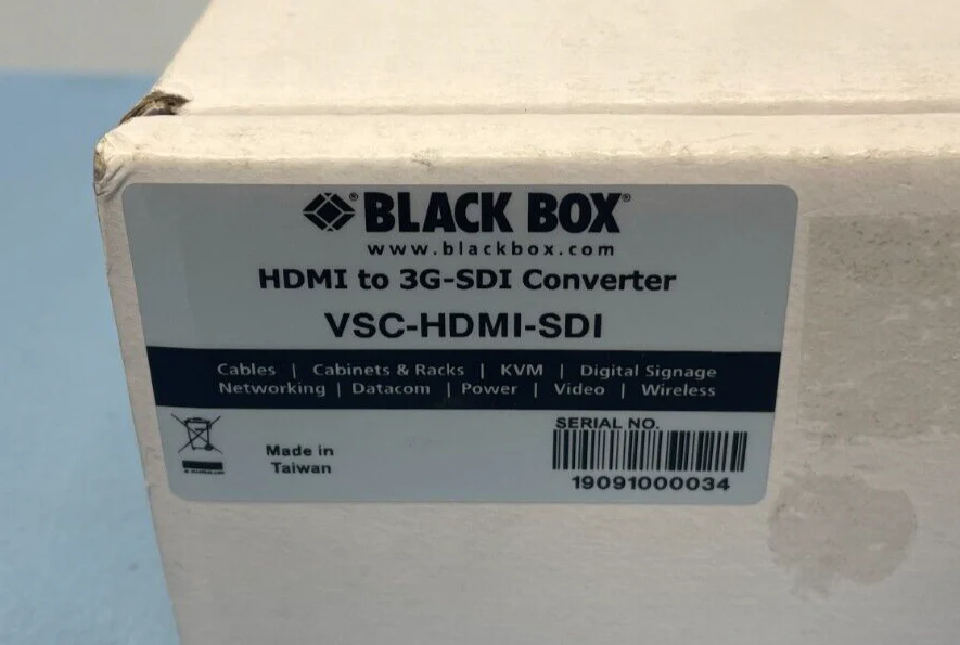 Black Box VSC-HDMI-SDI / 3G-SDI/HD-SDI to HDMI Converter - Image 2