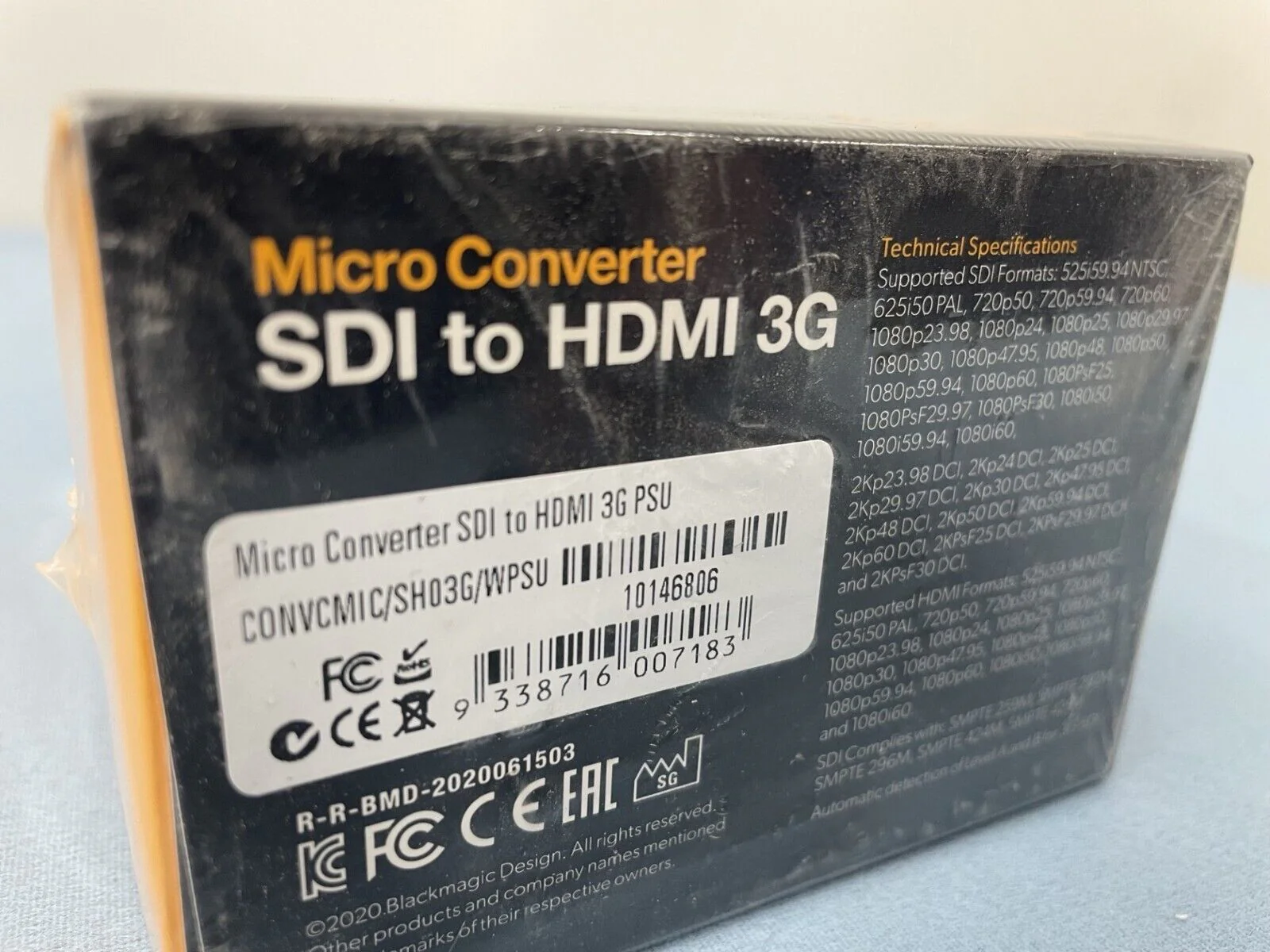 Blackmagic Design Broadcast Quality Micro Converter SDI to HDMI 3G Converter - Image 2