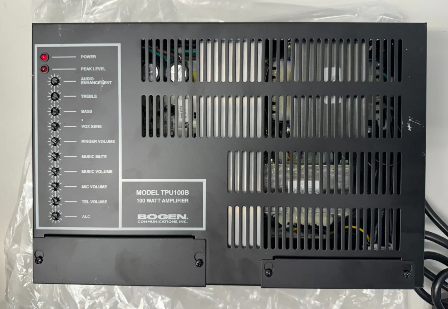 Bogen TPU100B Telephone Paging Amplifier - 100 Watt - Image 3