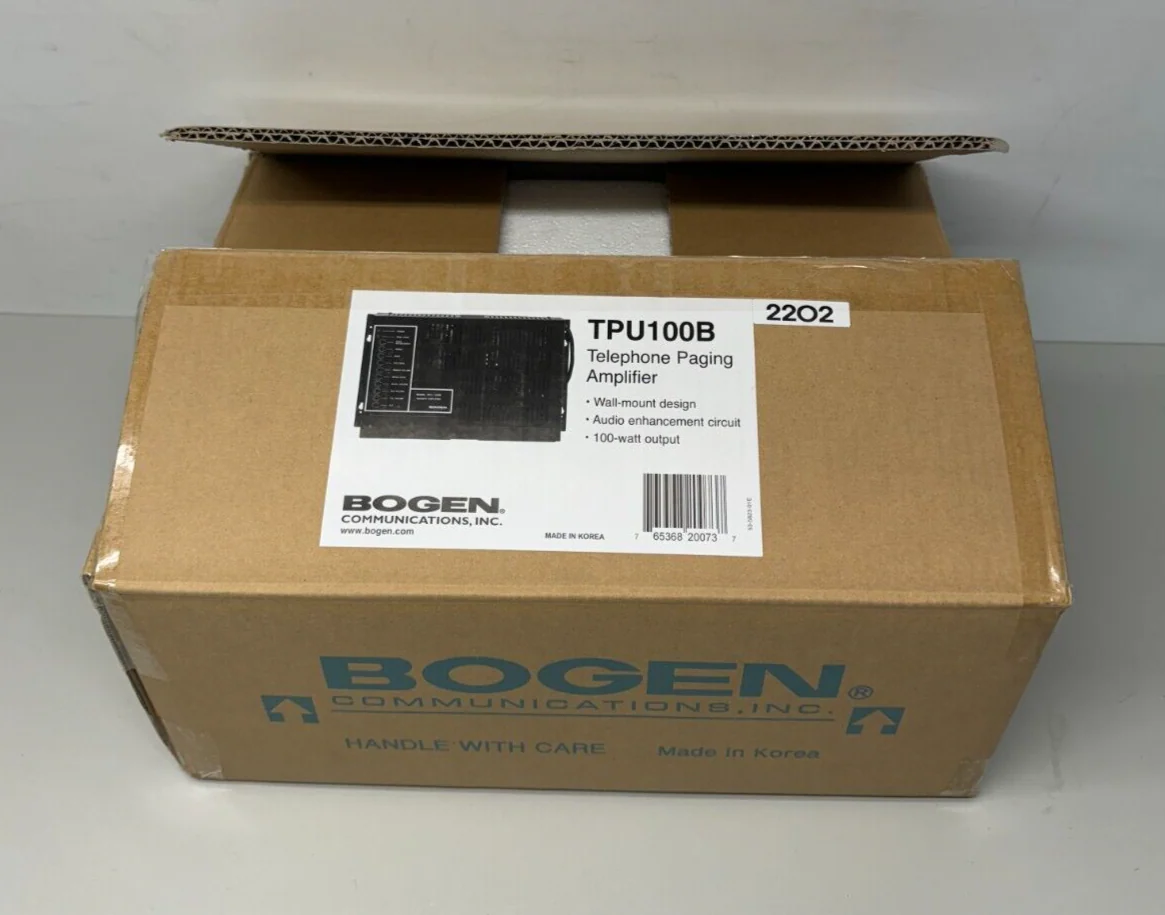 Bogen TPU100B Telephone Paging Amplifier - 100 Watt - Image 9
