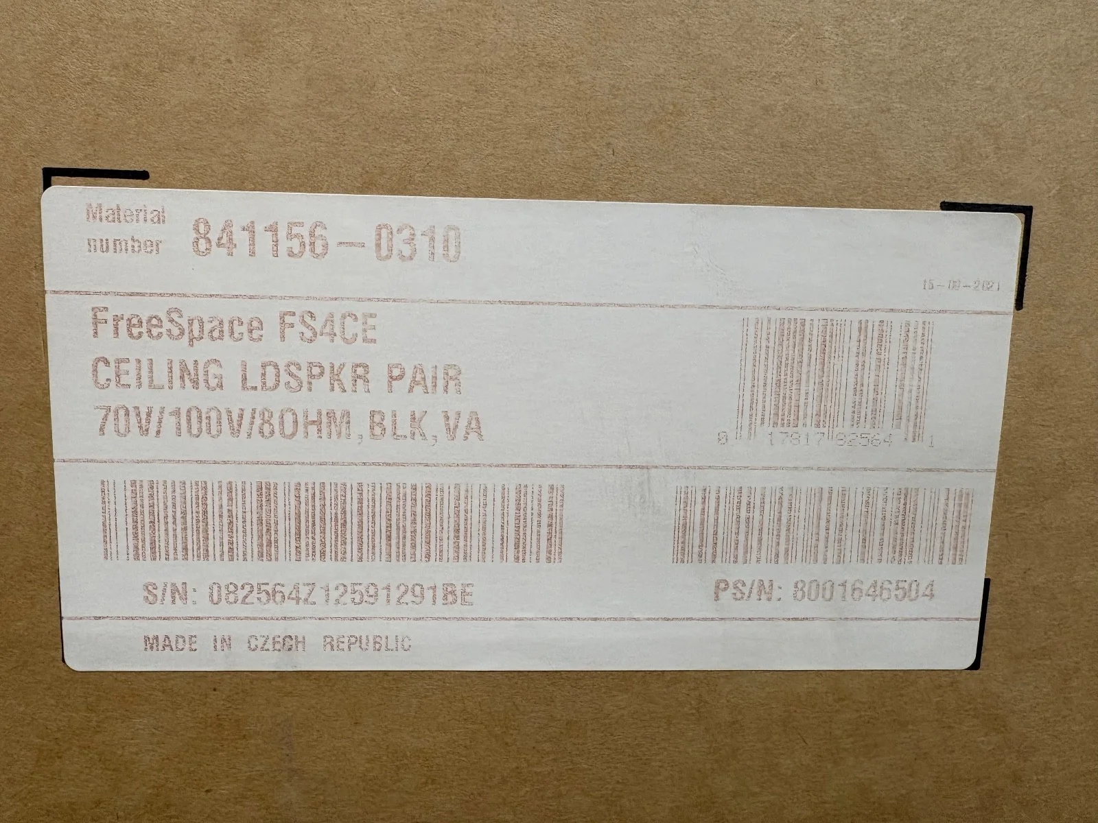 Bose Freespace FS4CE 200W In-Ceiling 4.5" Loudspeakers (Pair)  Black