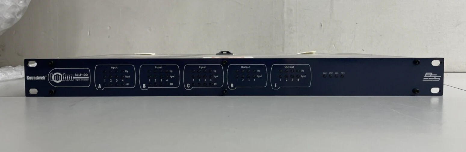 BSS Audio Soundweb London BLU-100 12x8 Signal Processor w/ BLU Link - BSSBLU100 - Image 4