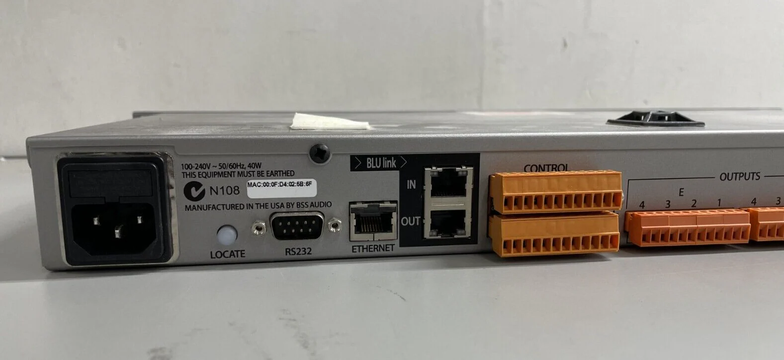BSS Audio Soundweb London BLU-100 12x8 Signal Processor w/ BLU Link - BSSBLU100 - Image 5