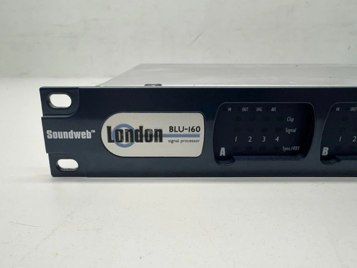 BSS Audio Soundweb London BLU-160 Signal Processor with BLU Link *Loud Fan* - Image 2