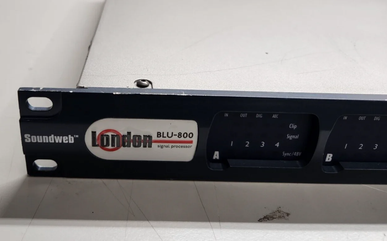 BSS Soundweb London Audio BLU 800 Signal Processor w/ BLU link / CobraNet - Image 3