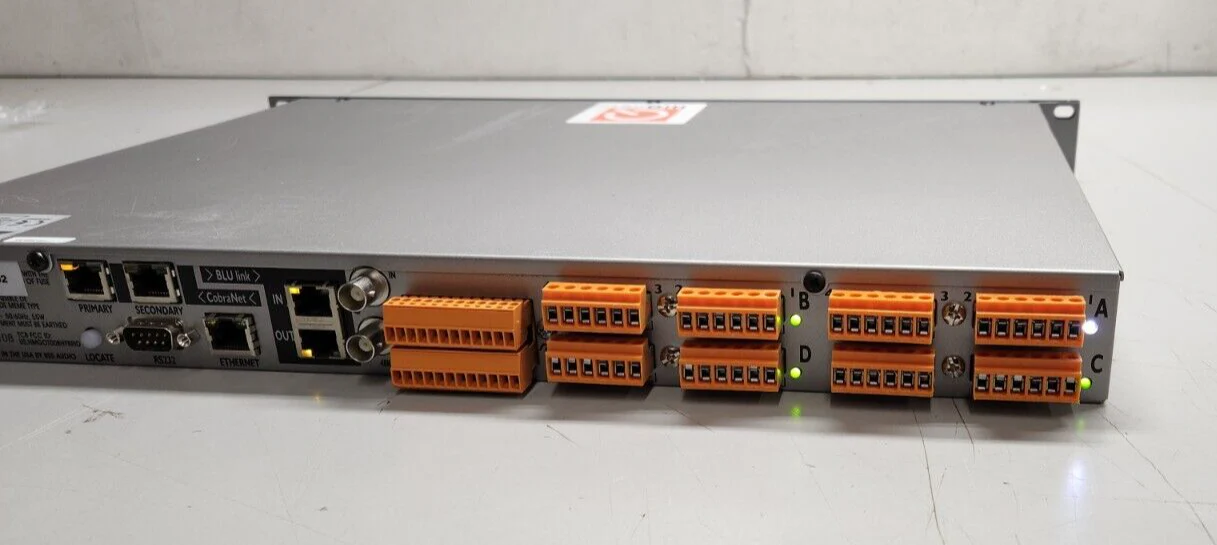 BSS Soundweb London Audio BLU 800 Signal Processor w/ BLU link / CobraNet - Image 8