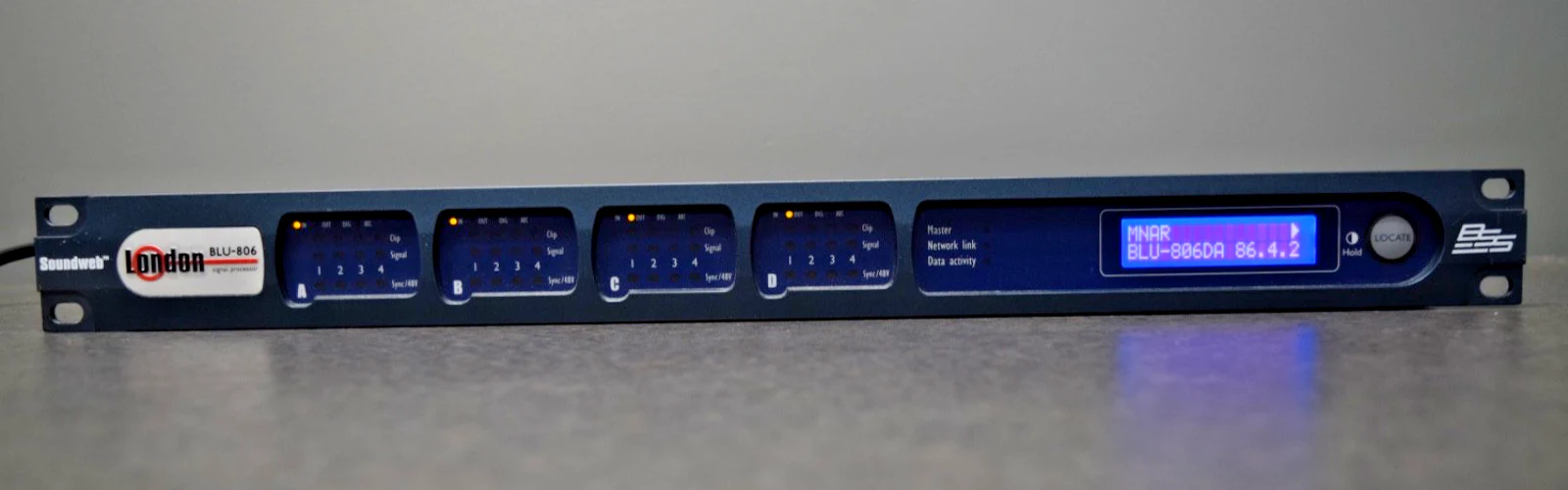 BSS Soundweb London BLU-806DA Master Signal PA Audio Processor  Dante & BLU Link