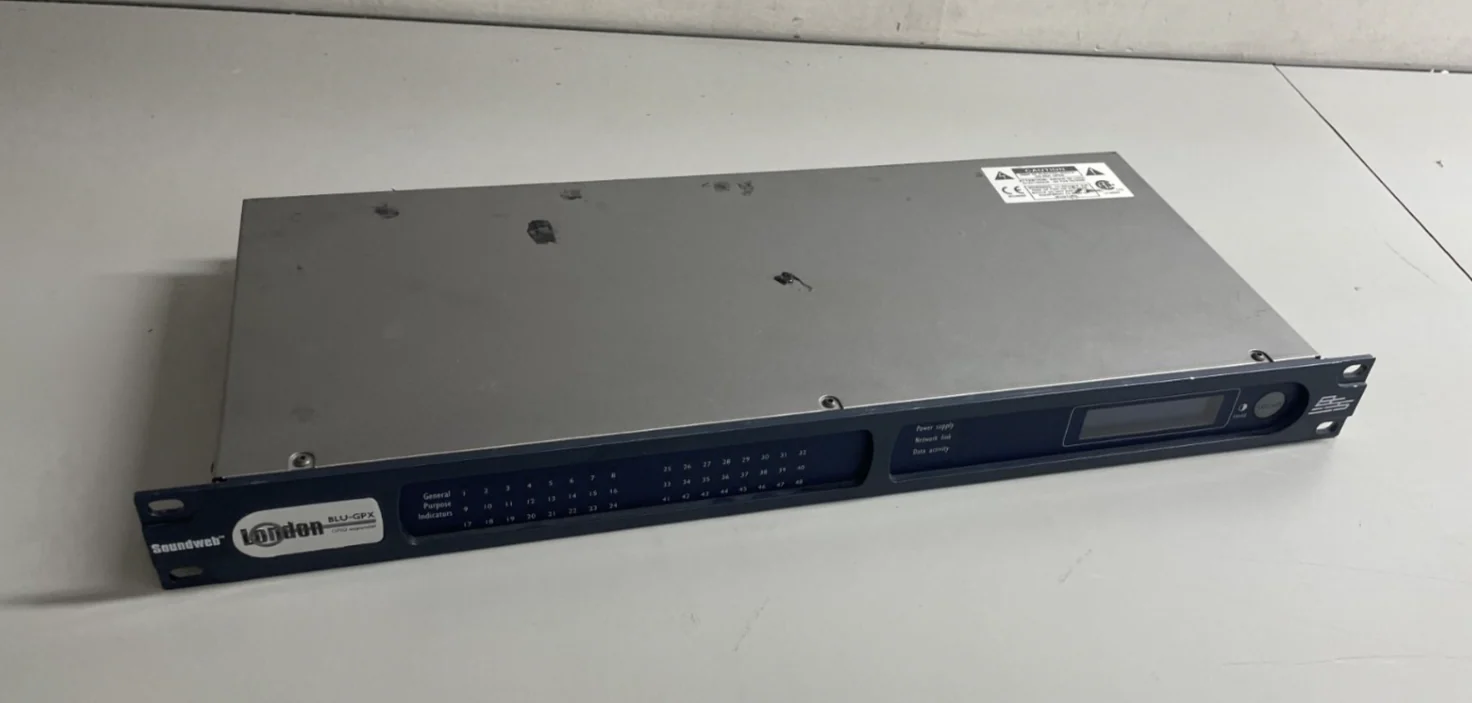 BSS Soundweb London BLU-GPX Network Controlled GPIO Input / Output Expander