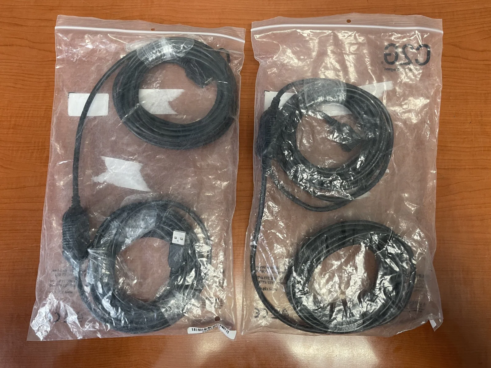 C2G 25ft USB A M to F Active Extension Cable LOT OF 2 - Image 2