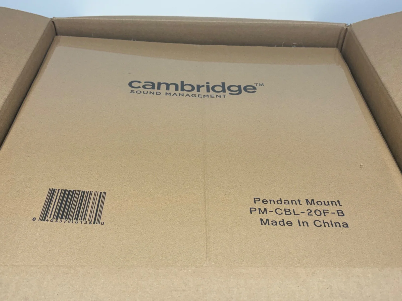 Cambridge Sound PM-B Pendant Mount Bracket (Black) Box of 4 Biamp 911.0962.900 - Image 2