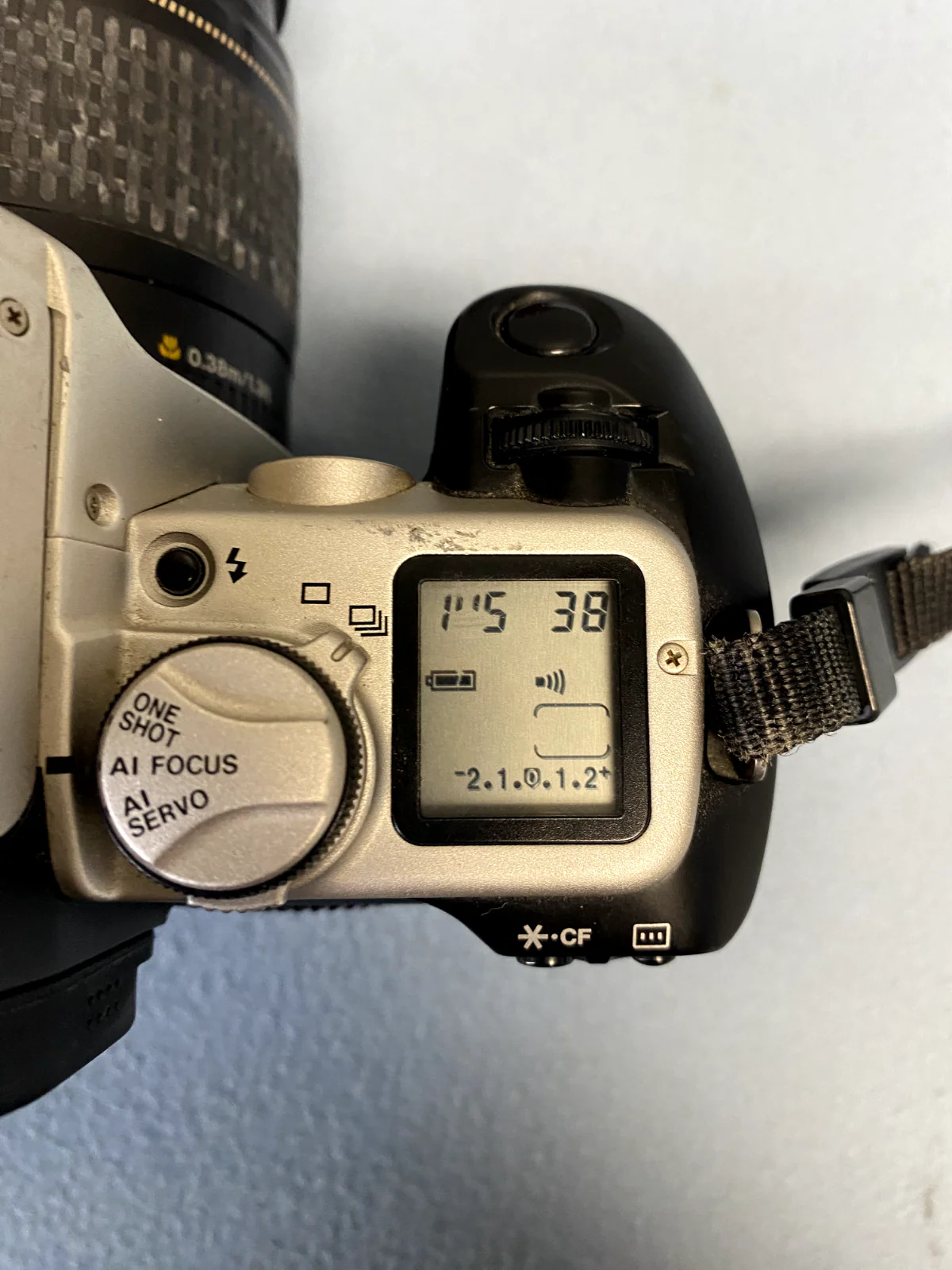 Canon EOS Elan II 35mm Film SLR Camera with BP-50 Battery Pack TESTED - Image 5
