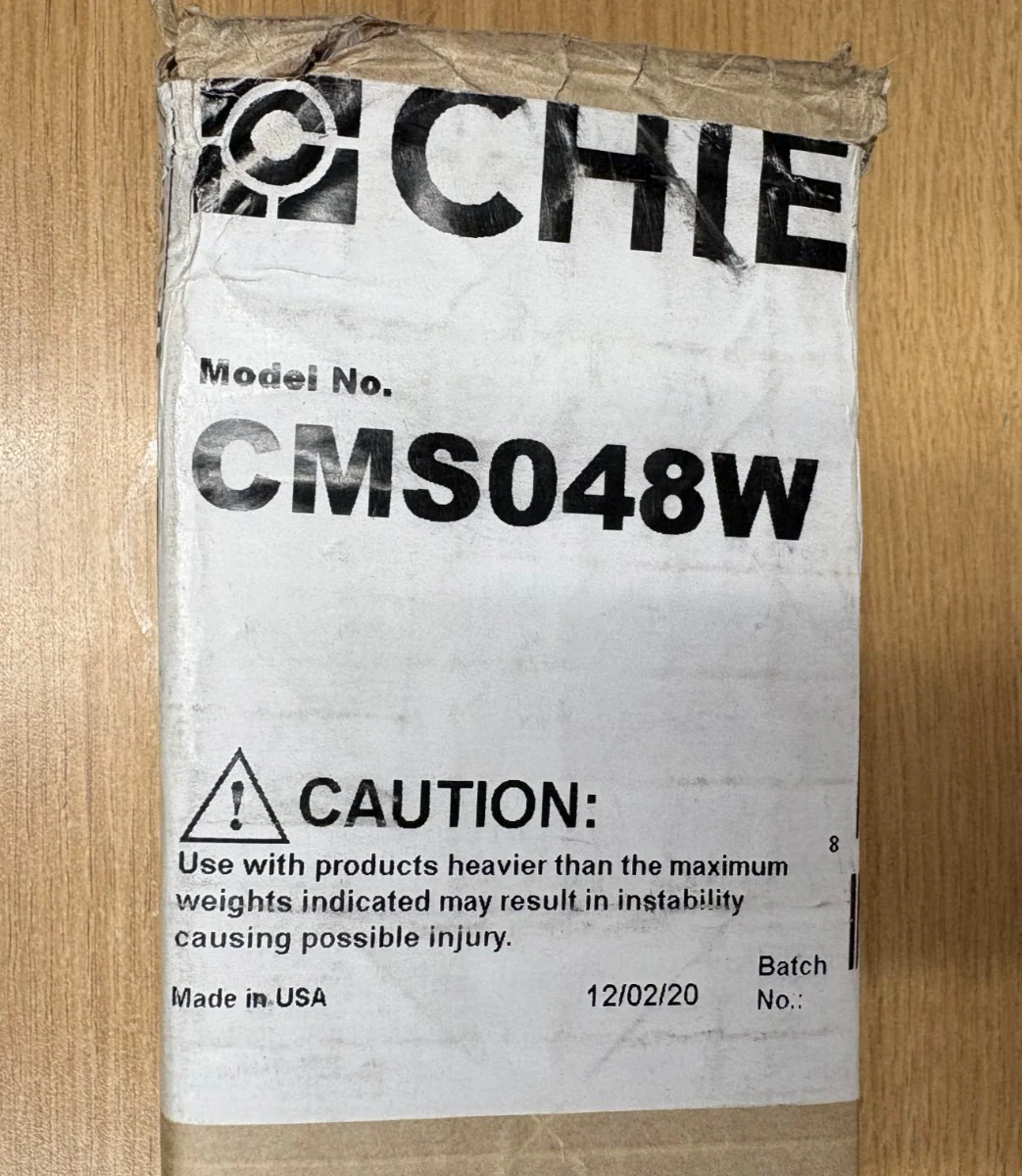 Chief 48" Fixed Extension Column Projector Mounting Pole CMS048W