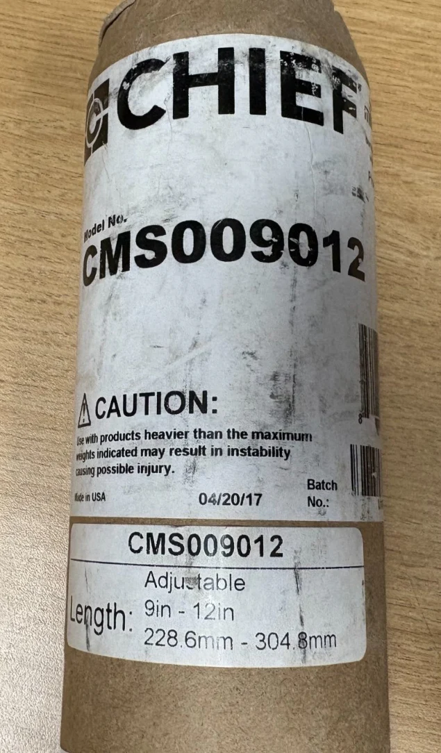 Chief CMS009012 9-12" Adjustable Extension Column