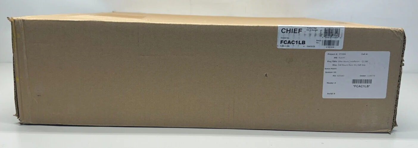 Chief FCAC1LB Fusion Back Cover Single Lcm (Black) NEW sealed in box - Image 4