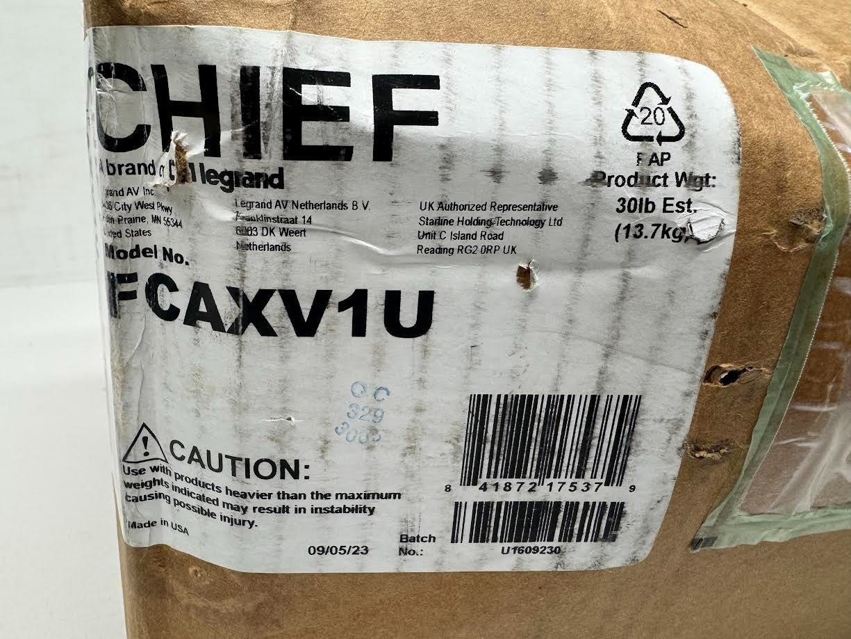 Chief FCAXV1U Fusion Extra-Large Pullout Accessory for Select Mounts - Image 3