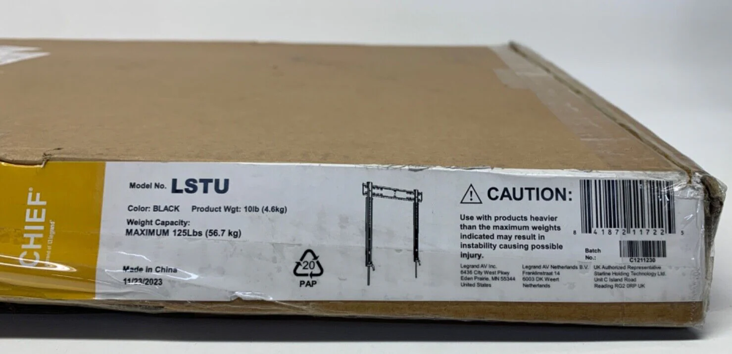 Chief LSTU Thinstall Universal Flat-Panel Fixed Wall Mount (42-86" Displays) - Image 2