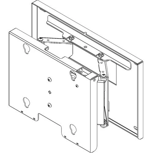 Chief MPT6000B Swing Arm Tilt Wall Mount for TVs 30-50" (Black) - Image 3