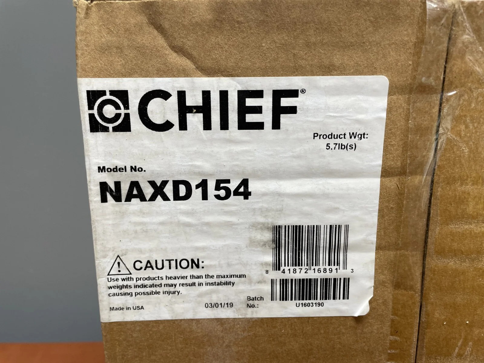 Chief NAXD154 SurgeX SX-DS-154 MULTIPAK Surge Protector / Power Conditioner - Image 2