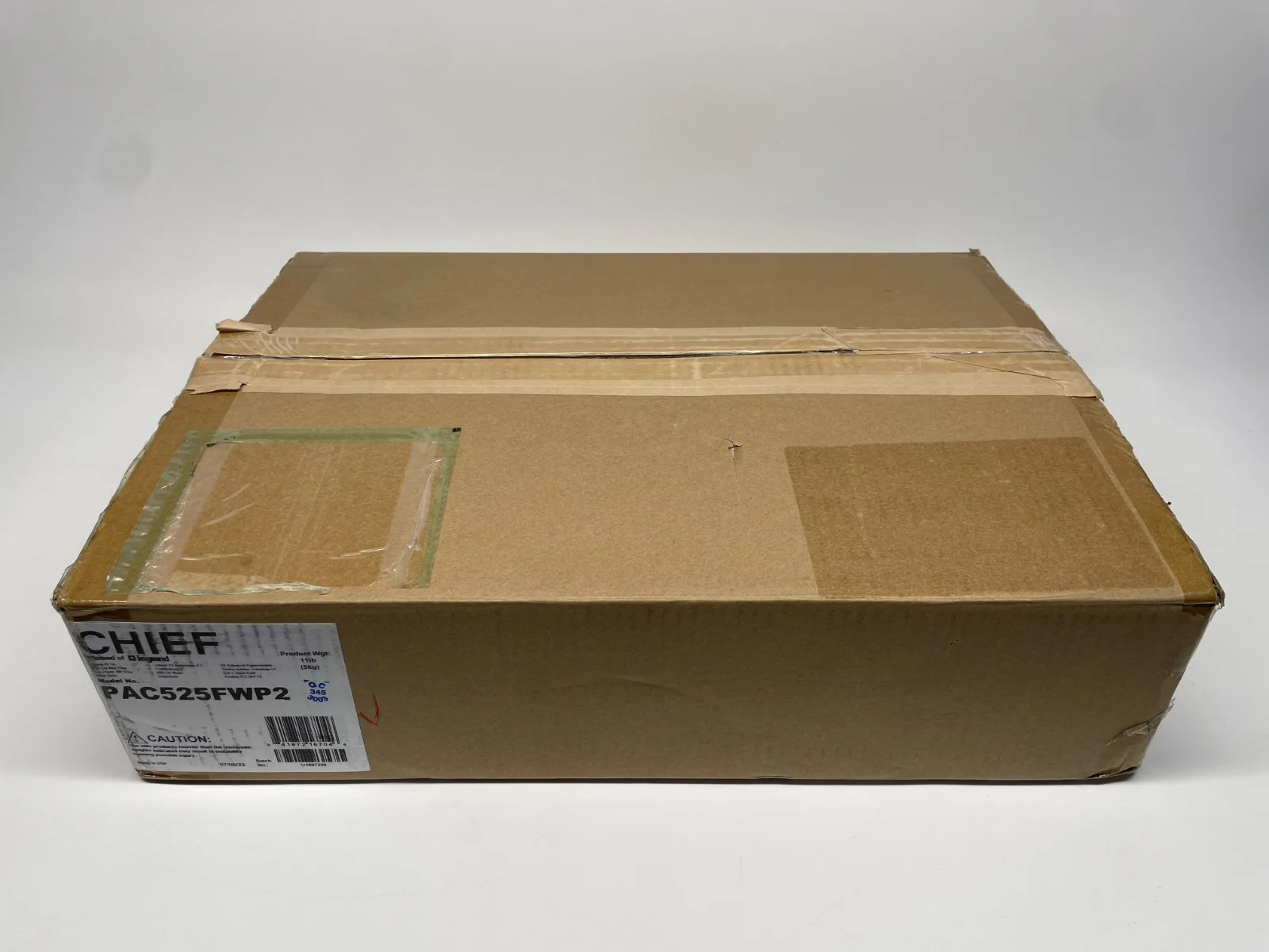 Chief PAC525FWP2 Proximity In-Wall Storage Box (2 Rcpt Filter Surge, White)