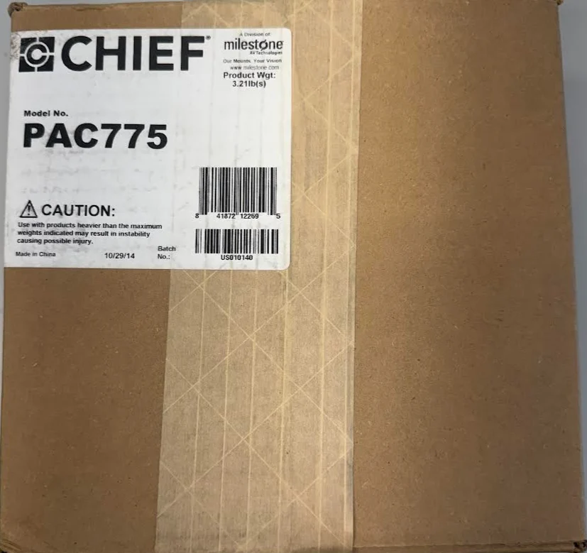 Chief PAC775 Outdoor Cart Casters (Set of 4) NEW SEALED - Image 2