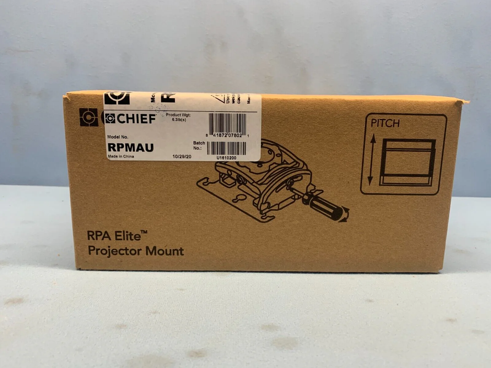 Chief RPMAU Elite Universal Ceiling Mount for Projectors (Black)