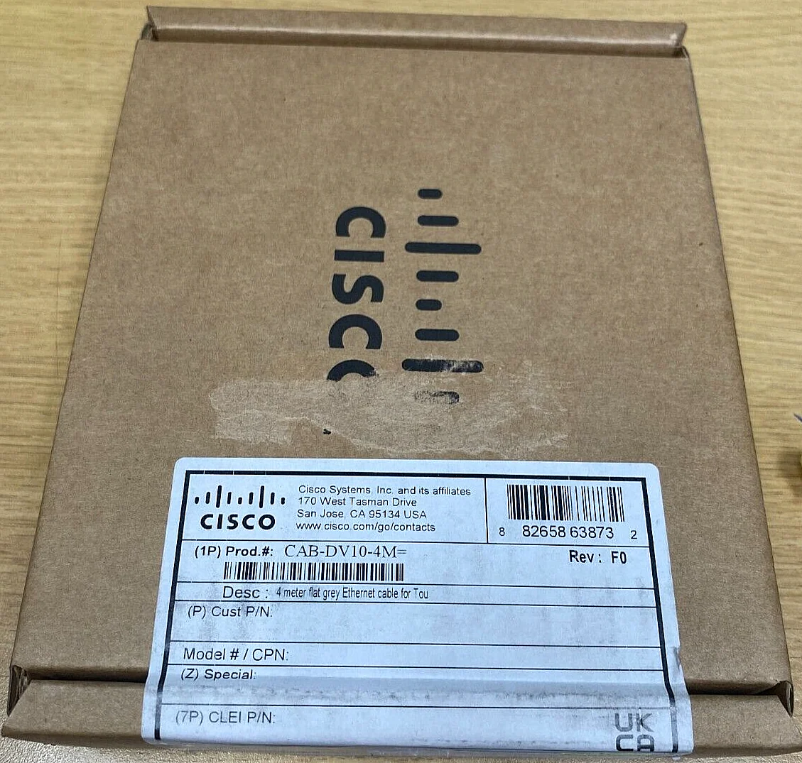 Cisco CAB-DV10-4M PoE Ethernet Cable - Image 2