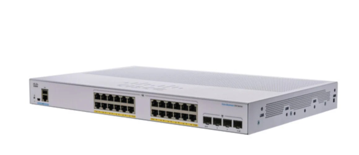 Cisco CBS350-24P-4G / 24 Port Gigabit PoE Managed Switch - Image 2