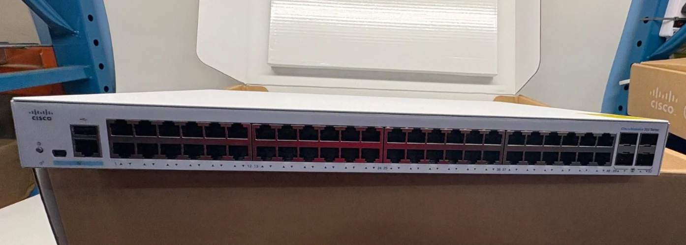 Cisco CBS350-48T-4G 48-Port Gigabit Managed Network Switch with SFP - Image 5
