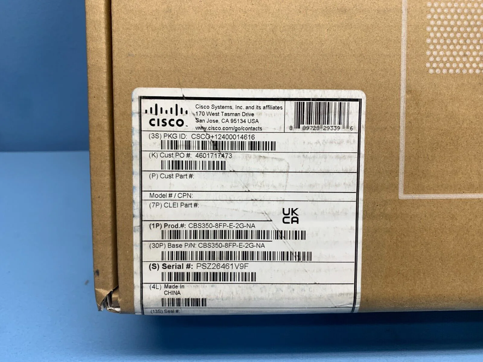 Cisco CBS350-8FP-E-2G Managed Switch, 8 Port GE, Full PoE, Ext PS, 2x1G Combo - Image 2