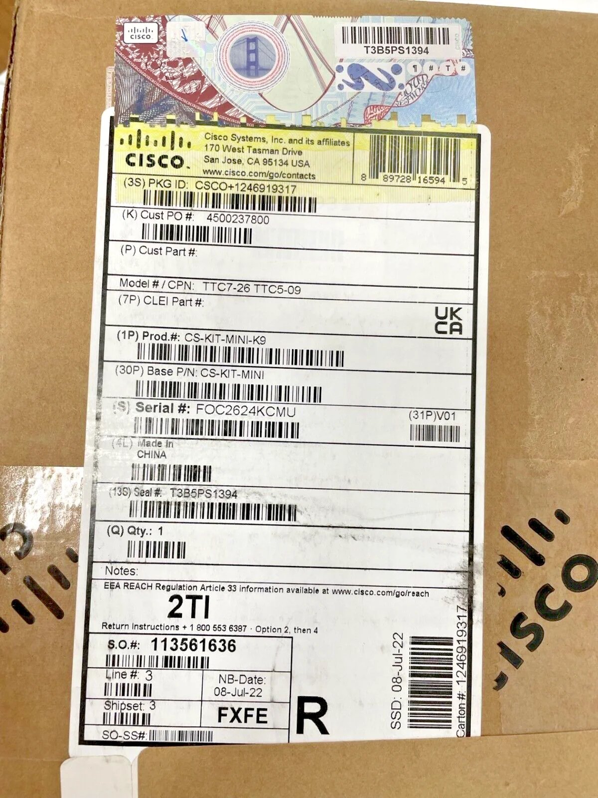 Cisco CS-KIT-MINI-K9 Webex Room Kit Mini AI Video Conferencing System for Huddle - Image 2