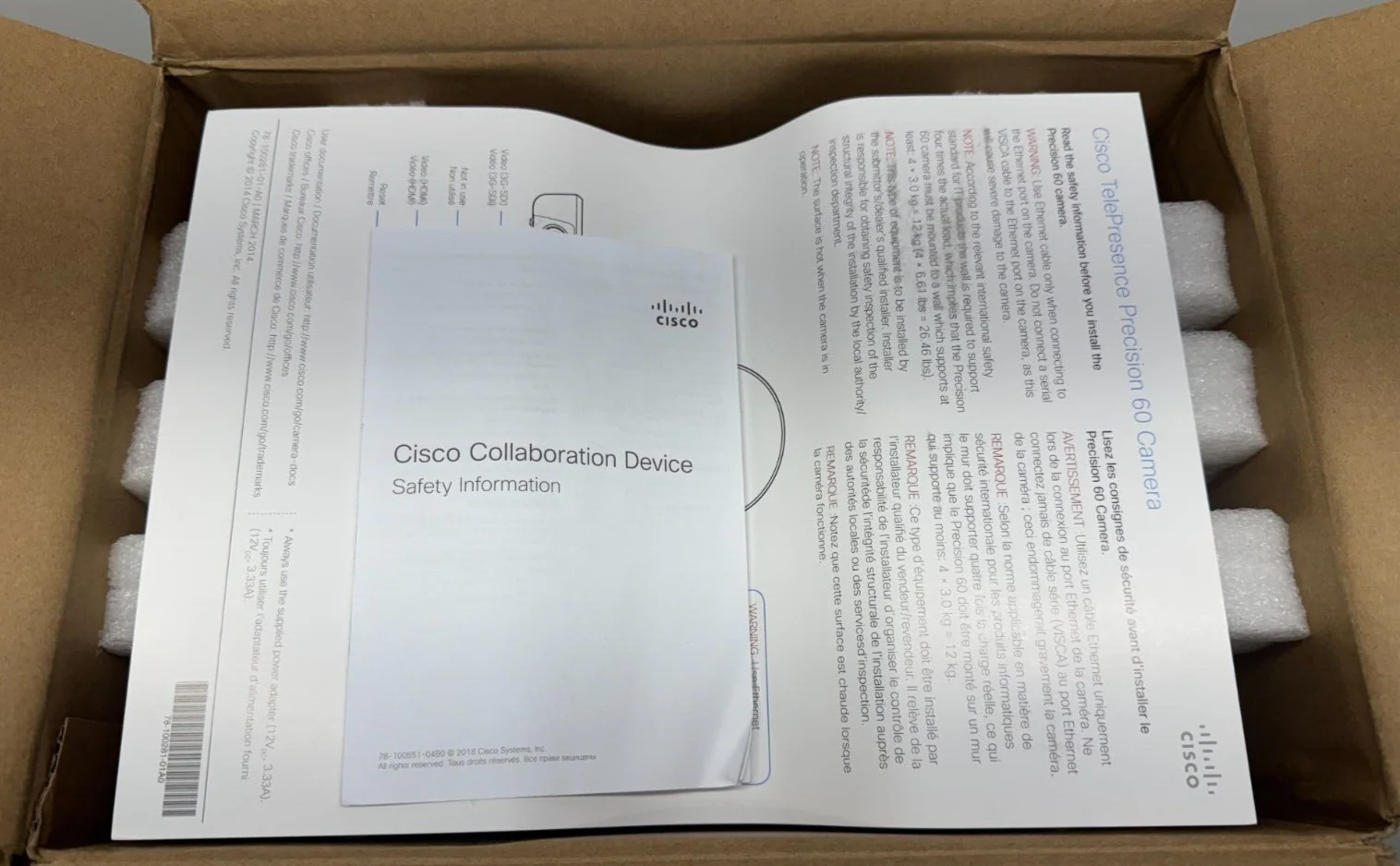 Cisco CTS-CAM-P60 V02 TTC8-07 TelePresence Precision Camera (800-101373-02 GO+) - Image 3