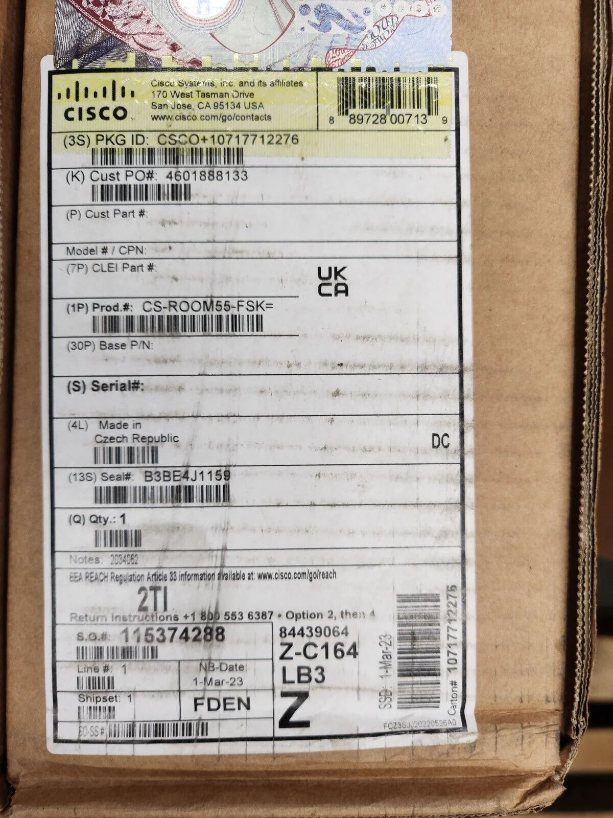 Cisco Floor Stand Kit CS-ROOM55-FSK= CISCO WEBEX ROOM 55 NEW
