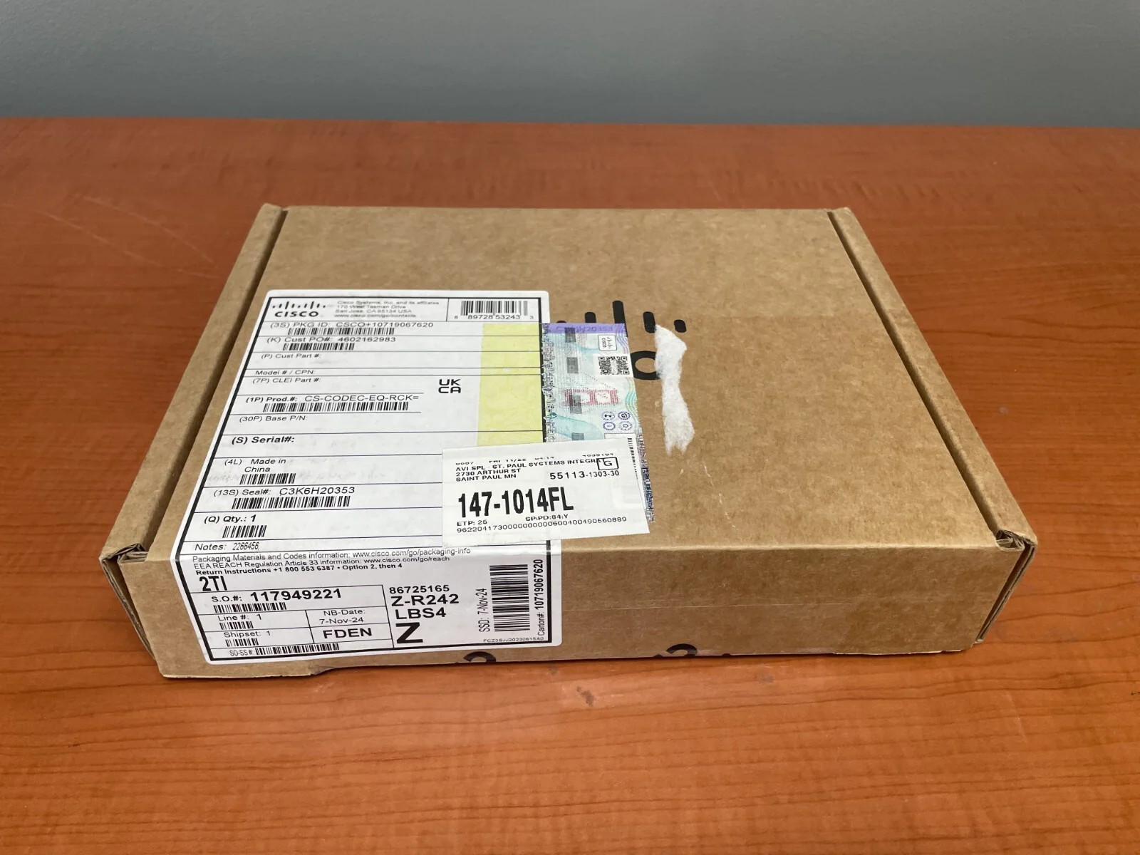 Cisco Rack Ears for The Codec EQ CS-CODEC-EQ-RCK=