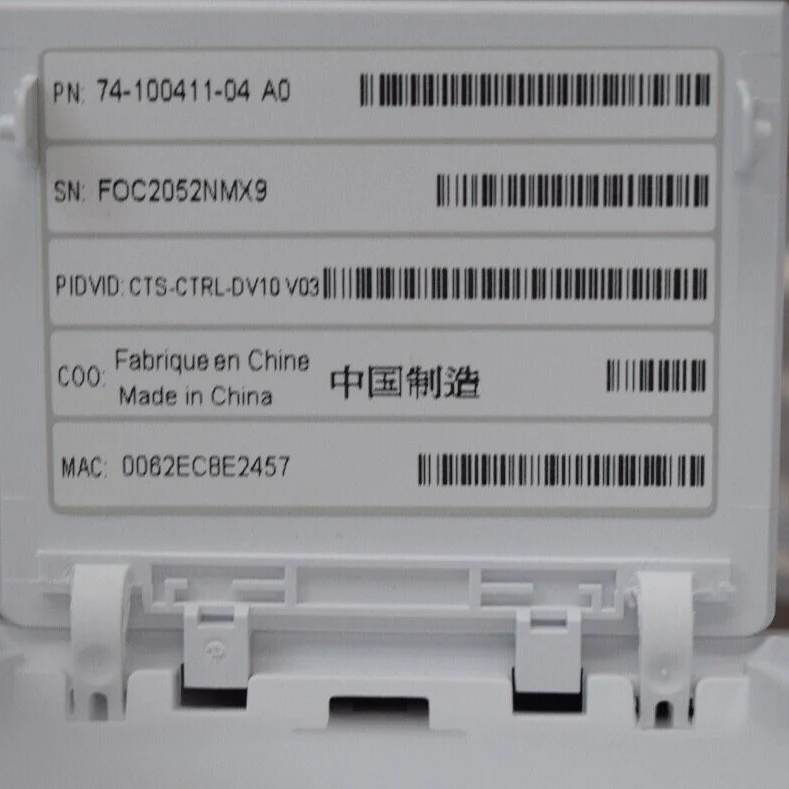 Cisco TelePresence Touch 10  PN: 74-100411-04 AO / CTS-CTRL-DV10 V03 - Image 5