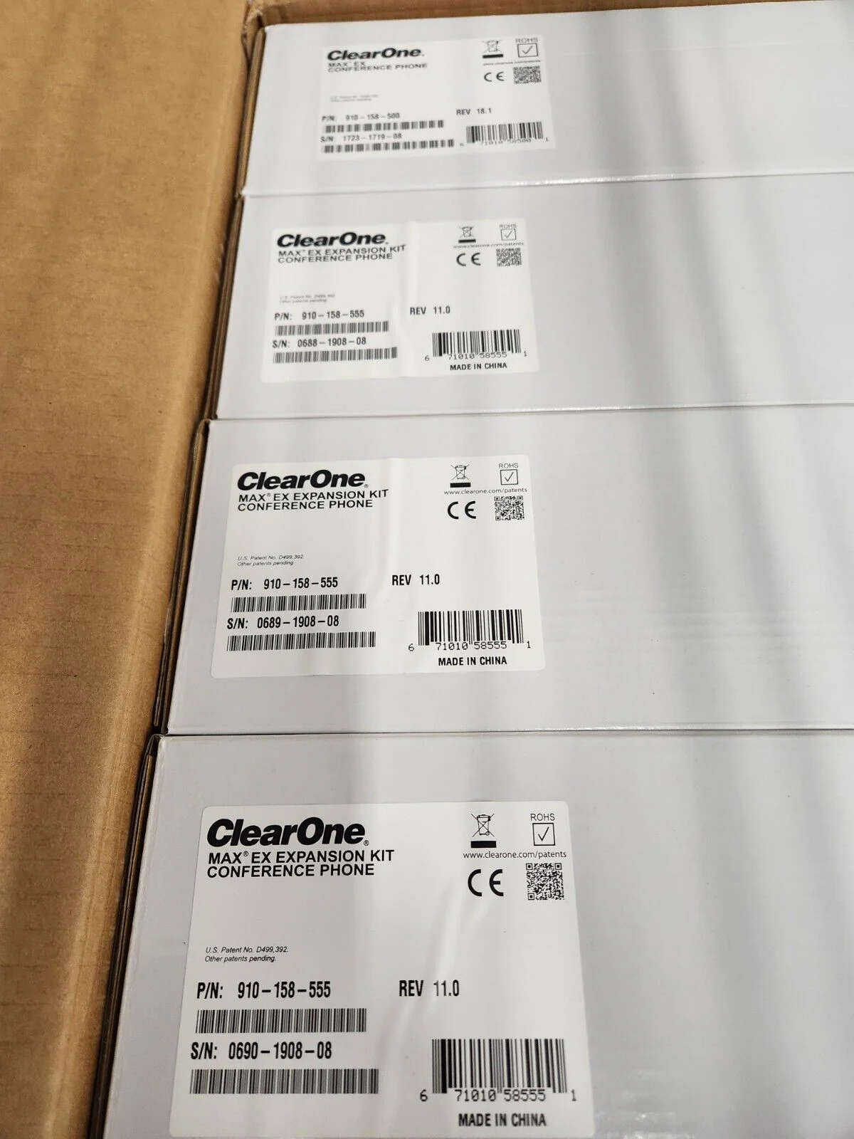 ClearOne 910-158-500-02 Maxattach Conference Phone 4-Pack NEW - Image 7